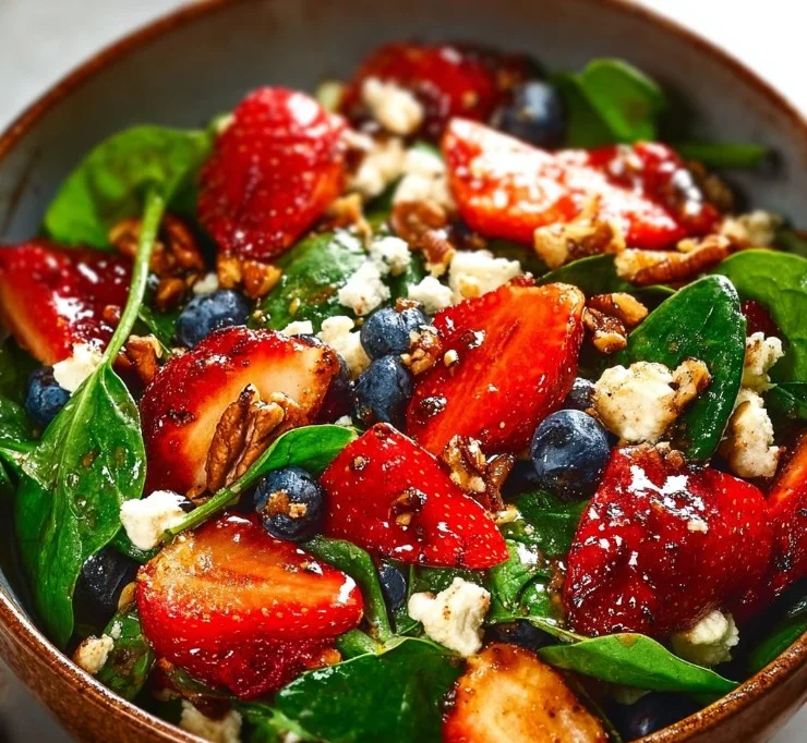 30-Minute Strawberry Spinach Salad