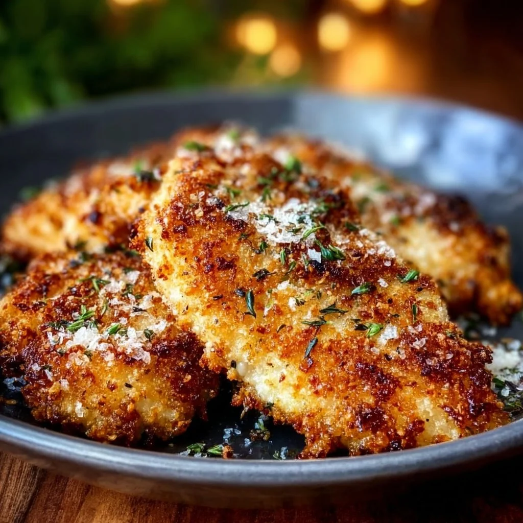 Air Fryer Parmesan Crusted Chicken