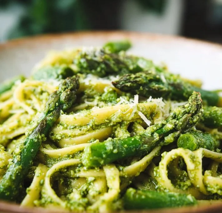 Asparagus Pesto Pasta