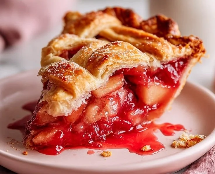 Best Rhubarb Pie with Tapioca