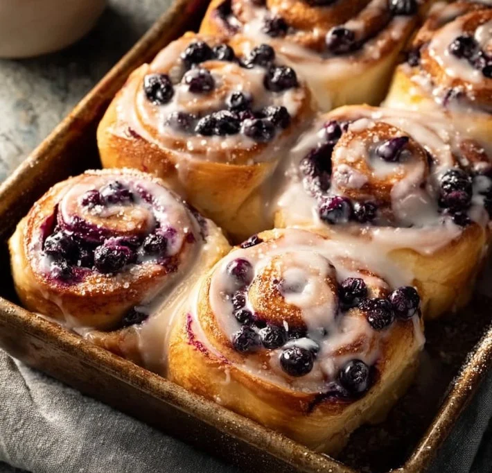 Blueberry Cinnamon Rolls