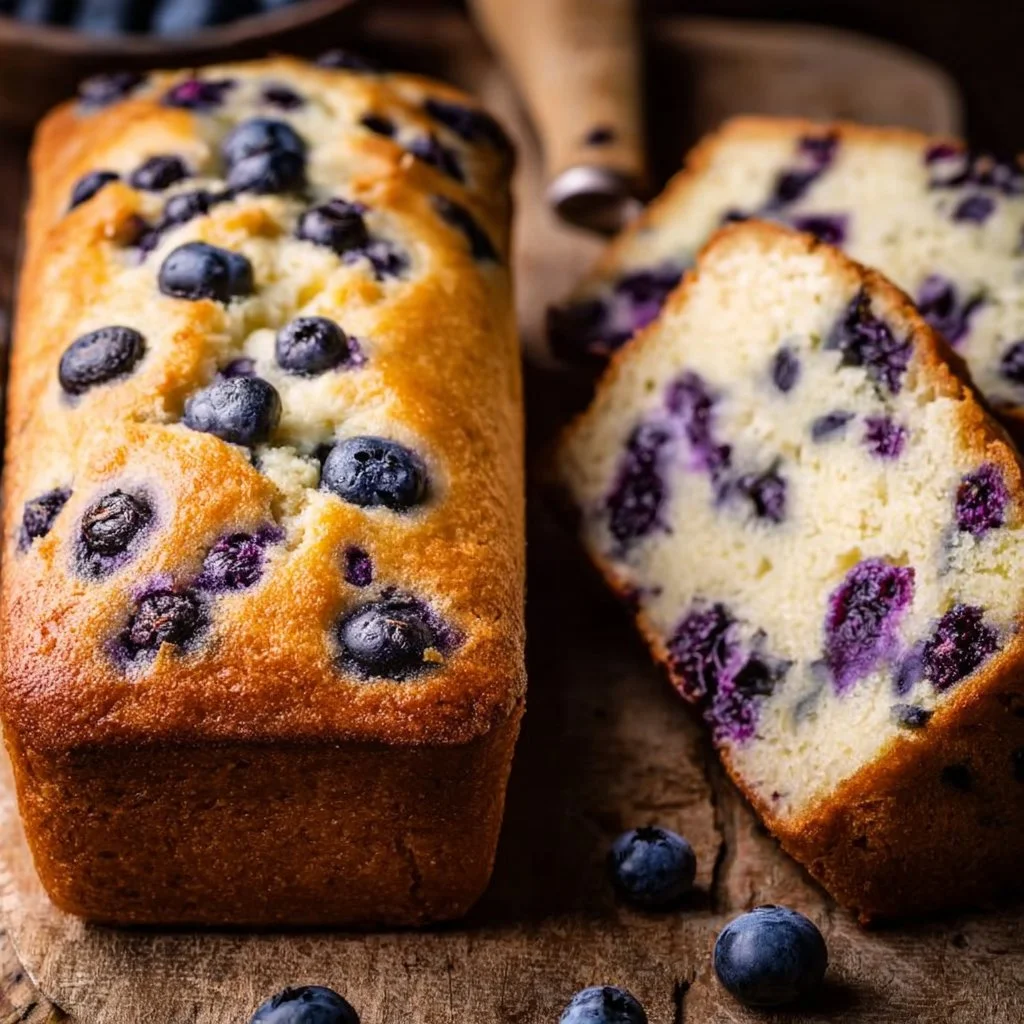 Blueberry Cream Cheese Bread