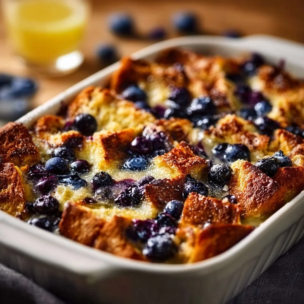 Blueberry French Toast Bake