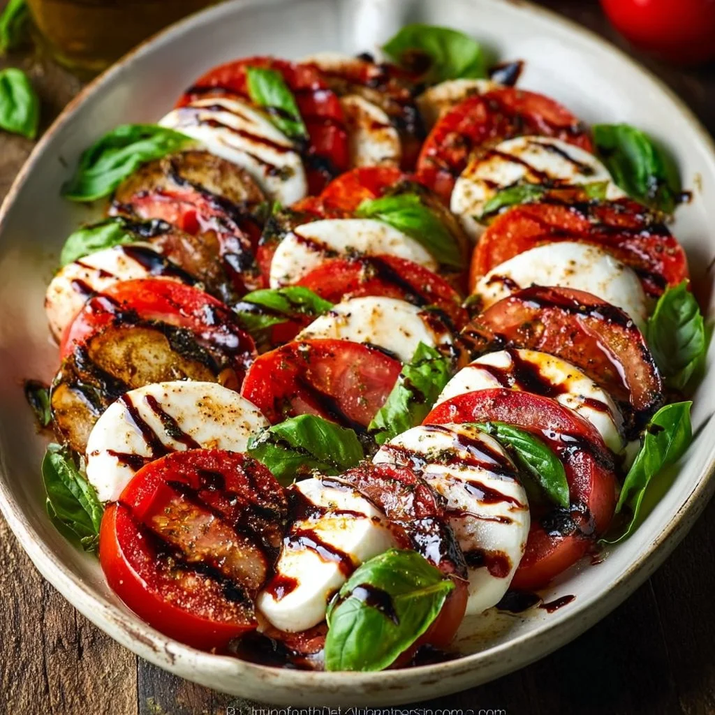 Caprese Salad with Balsamic Glaze
