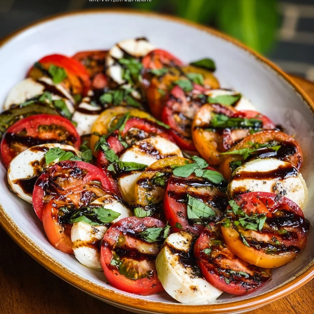 Caprese Salad with Homemade Balsamic Glaze