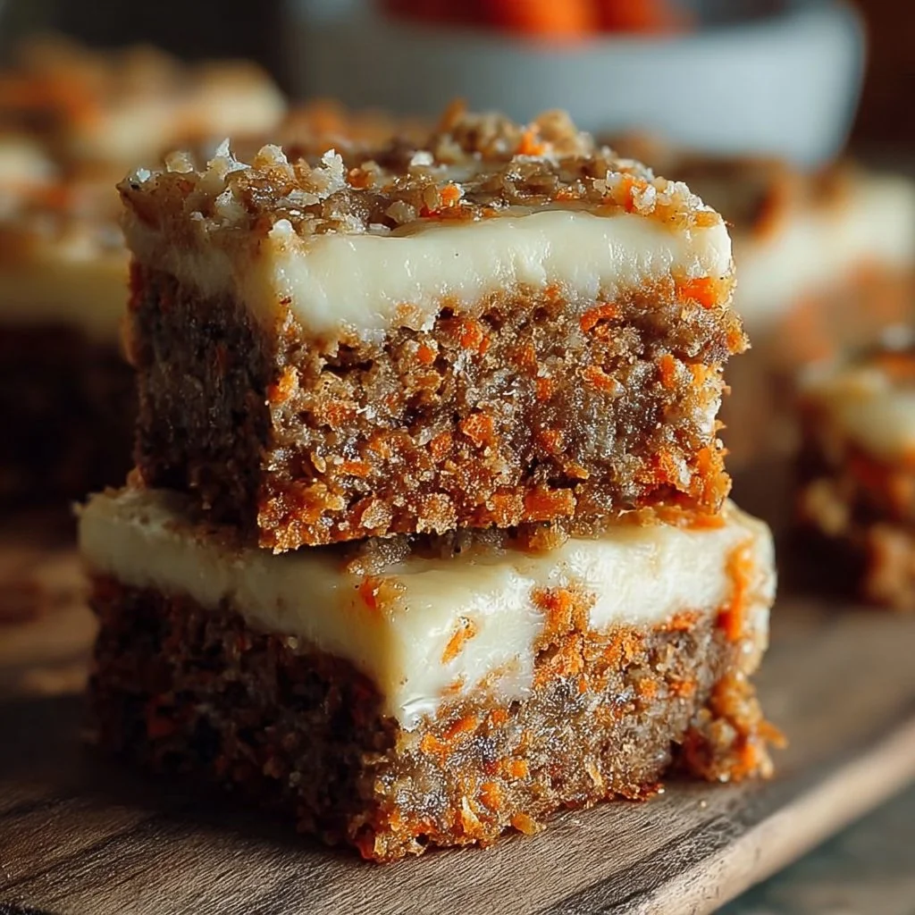 Irresistibly Indulgent Carrot Cake Cream Cheese Bars