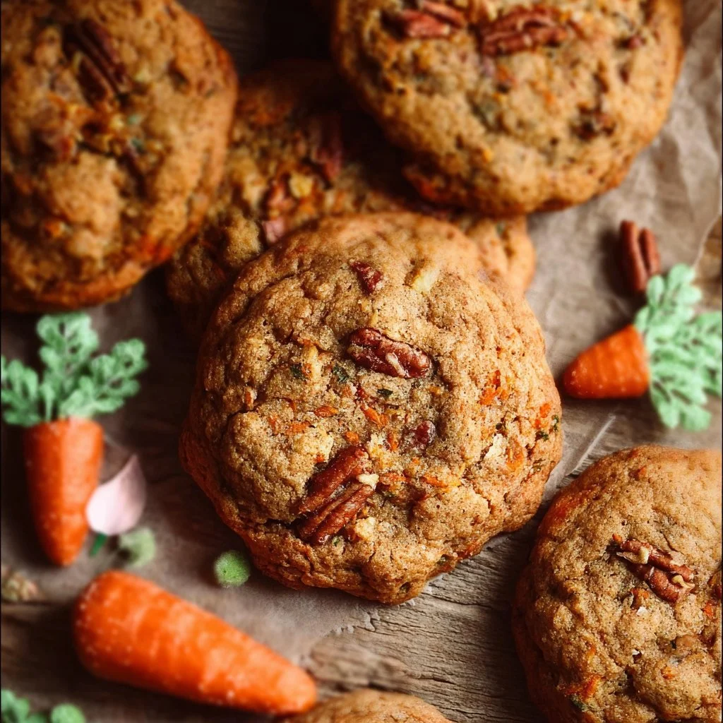 Chewy Brown Butter Carrot Cake Cookies