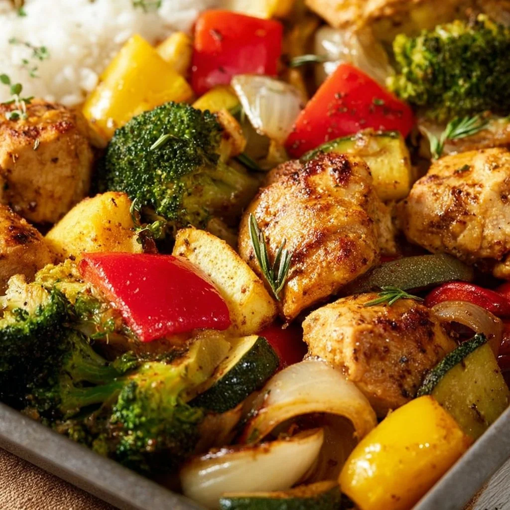 Chicken and Veggie Sheet Pan