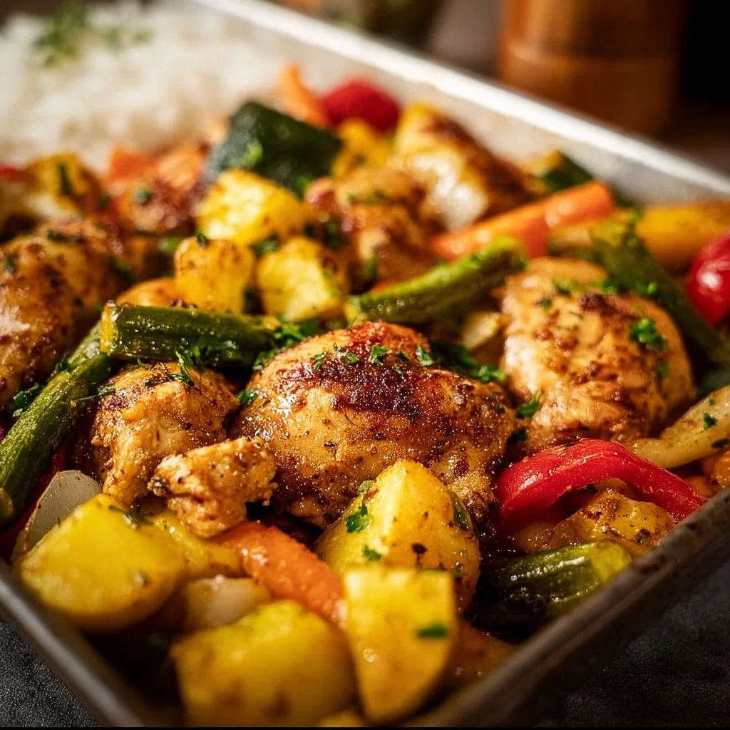 Chicken and Veggie Sheet Pan