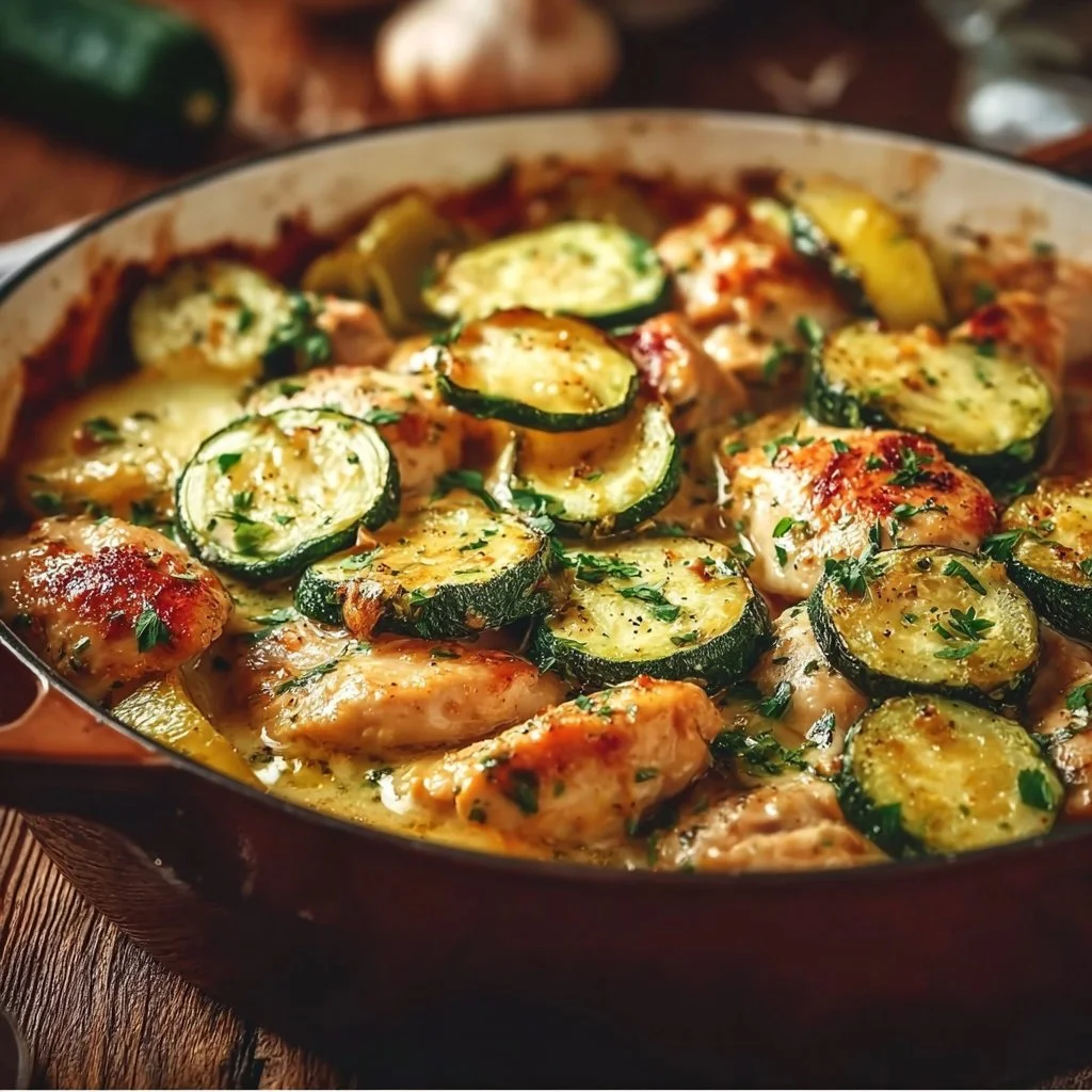 Chicken and Zucchini One-Dish Meal