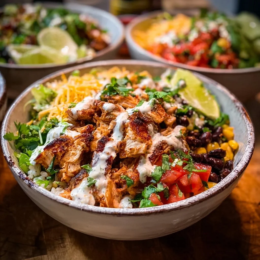 Chicken Burrito Bowls