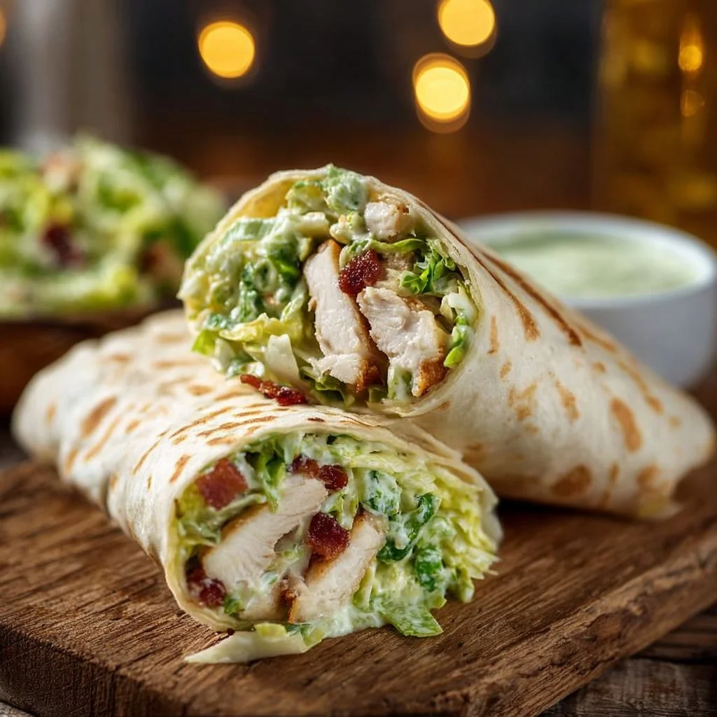 Chicken Caesar Wrap: Easy Fresh Lunch Recipe