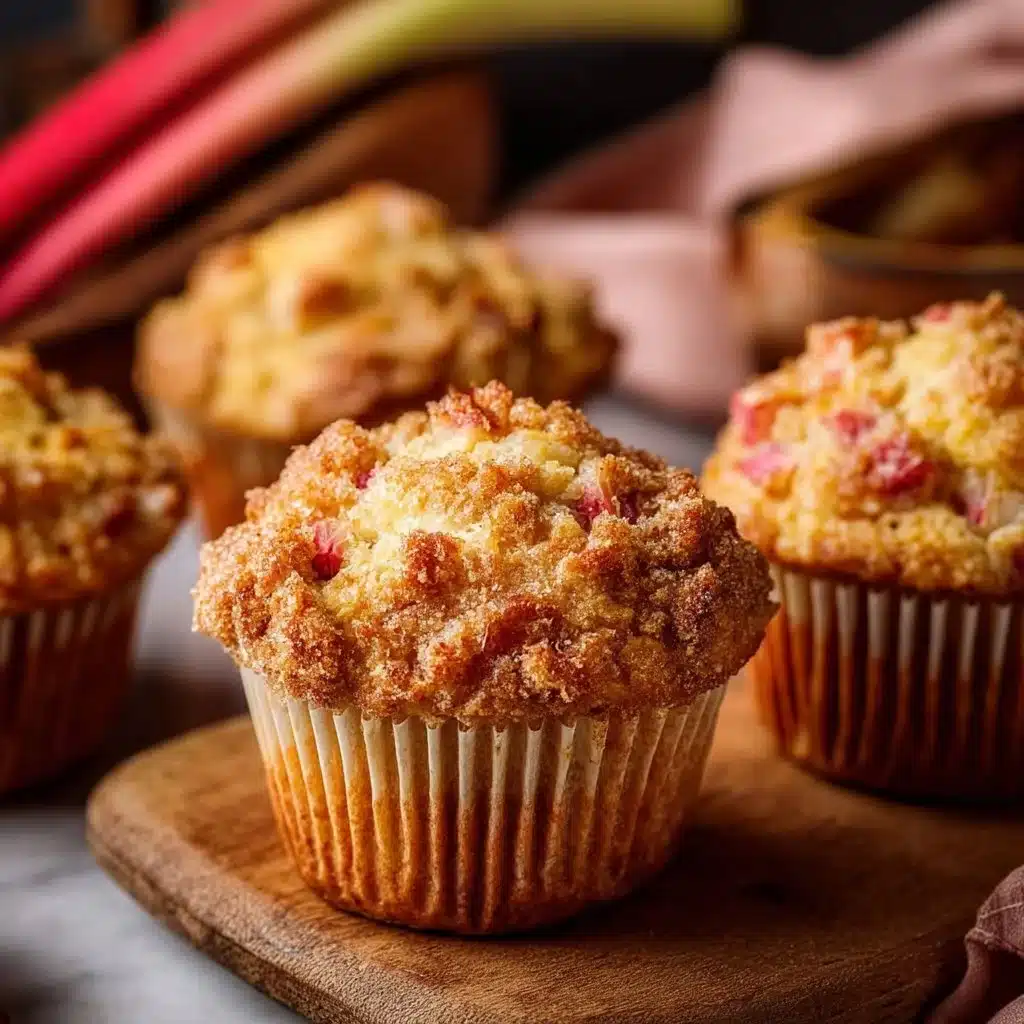 Classic Rhubarb Muffins