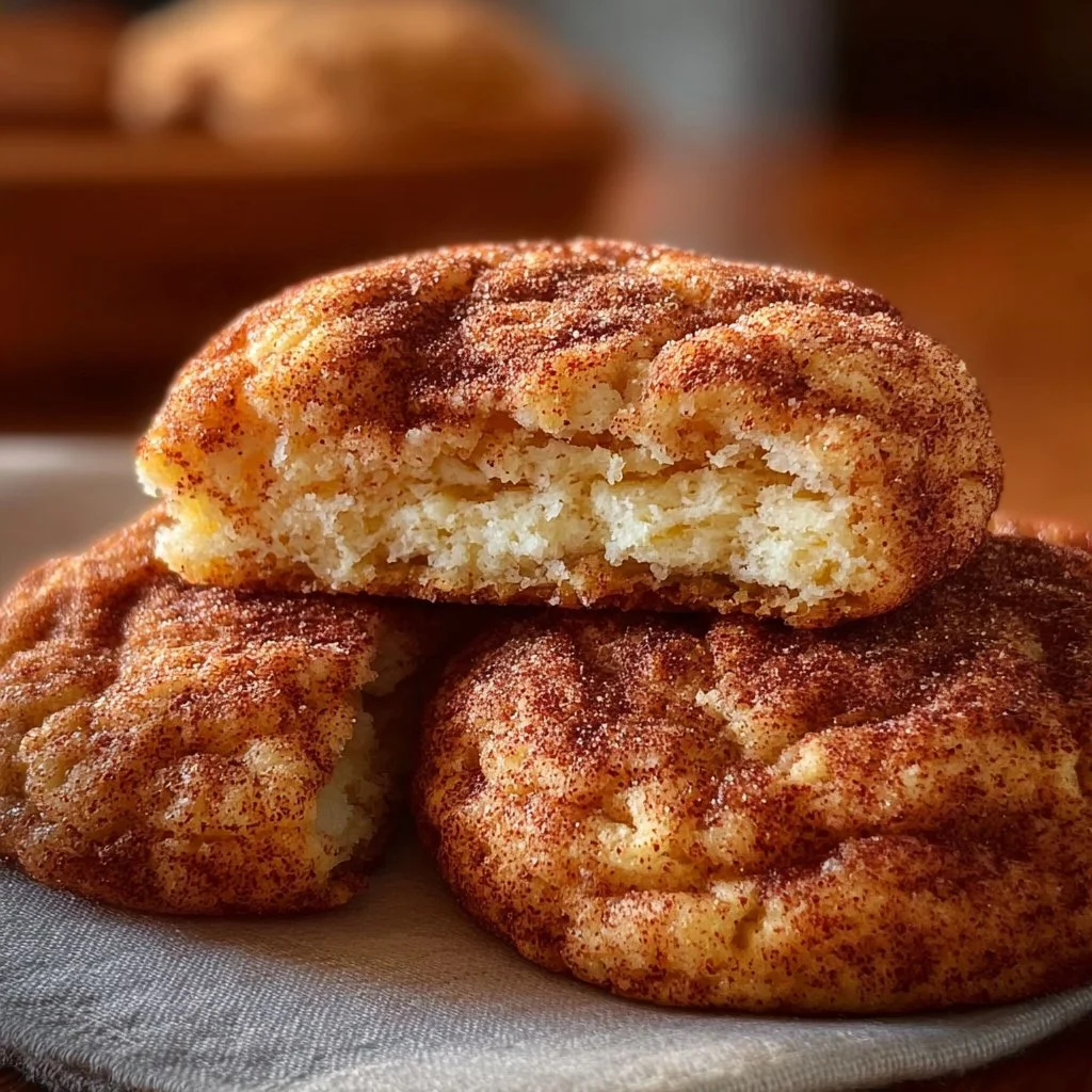 Cottage Cheese Snickerdoodle Cookies