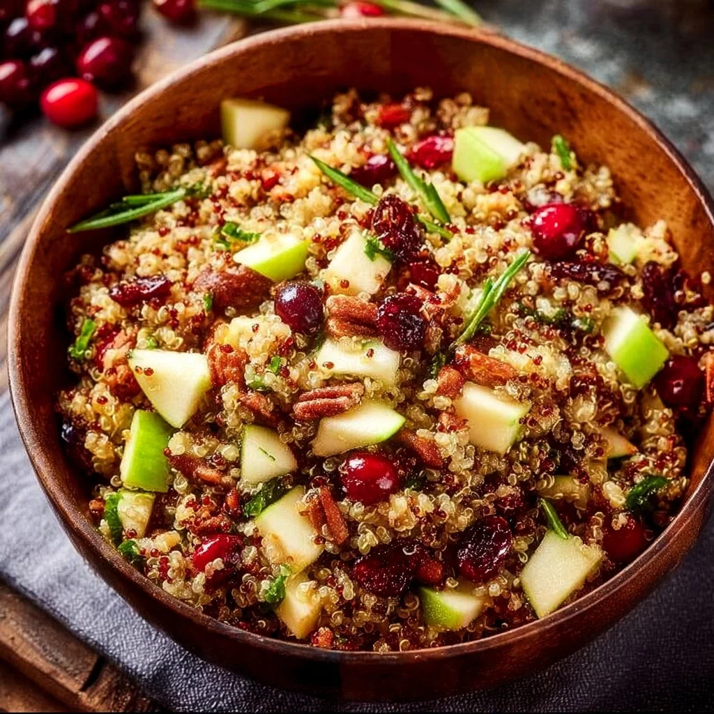 Cranberry Apple Quinoa Salad