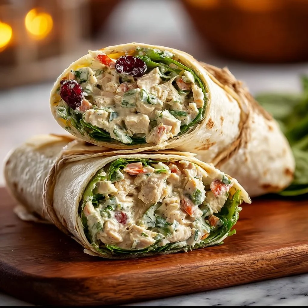 Creamy Chicken Salad Wrap