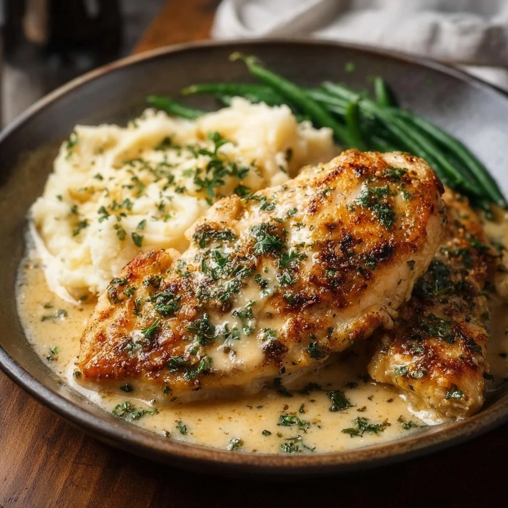 Creamy Garlic Parmesan Chicken Breast