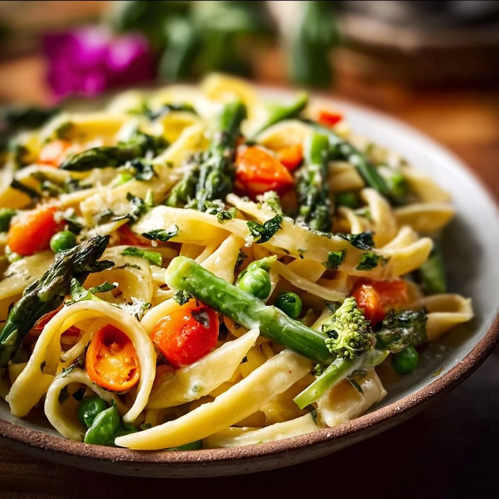 Creamy Pasta Primavera
