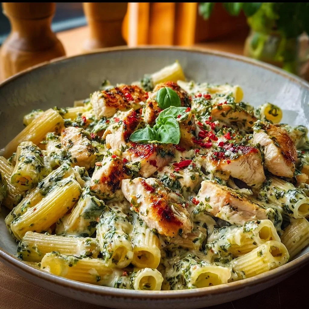 Creamy Pesto Chicken Pasta