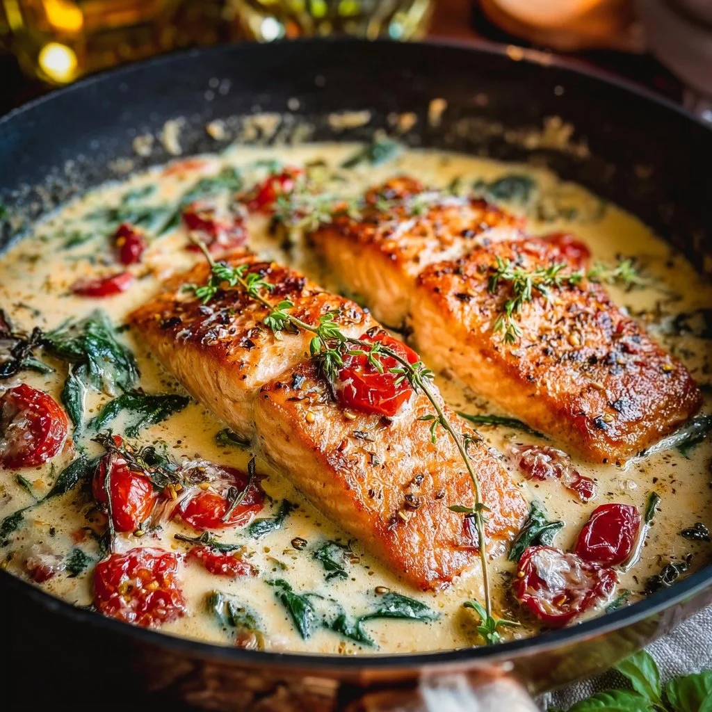 Creamy Tuscan Salmon
