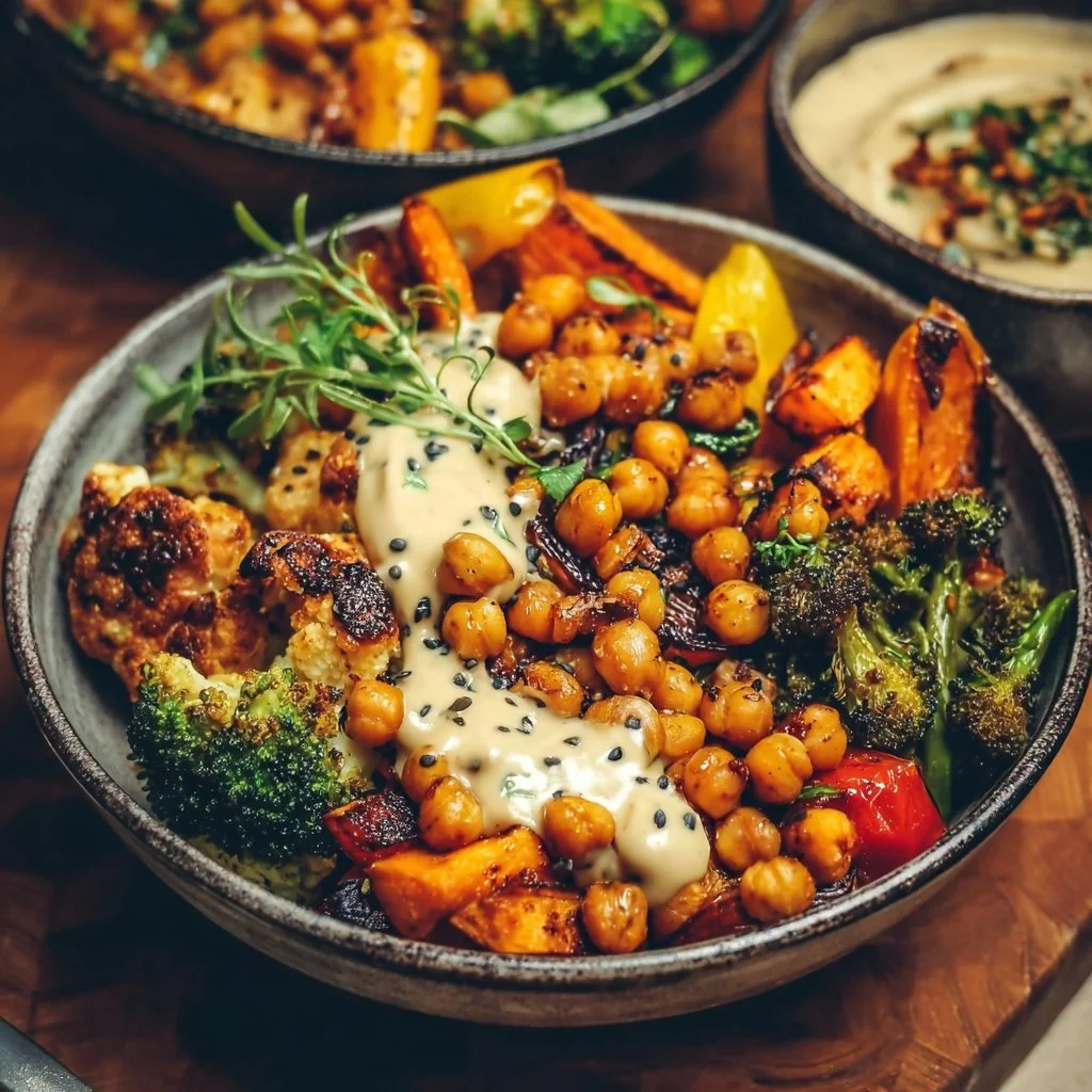 Delicious Roasted Veggie Chickpea Bowls for Healthy Comfort