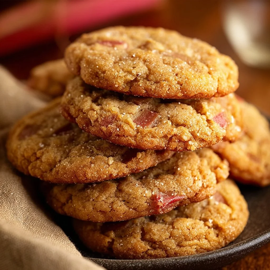 Easy Brown Sugar Rhubarb Cookies That You'll Love