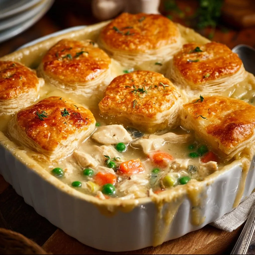 Easy Homemade Chicken Pot Pie Casserole