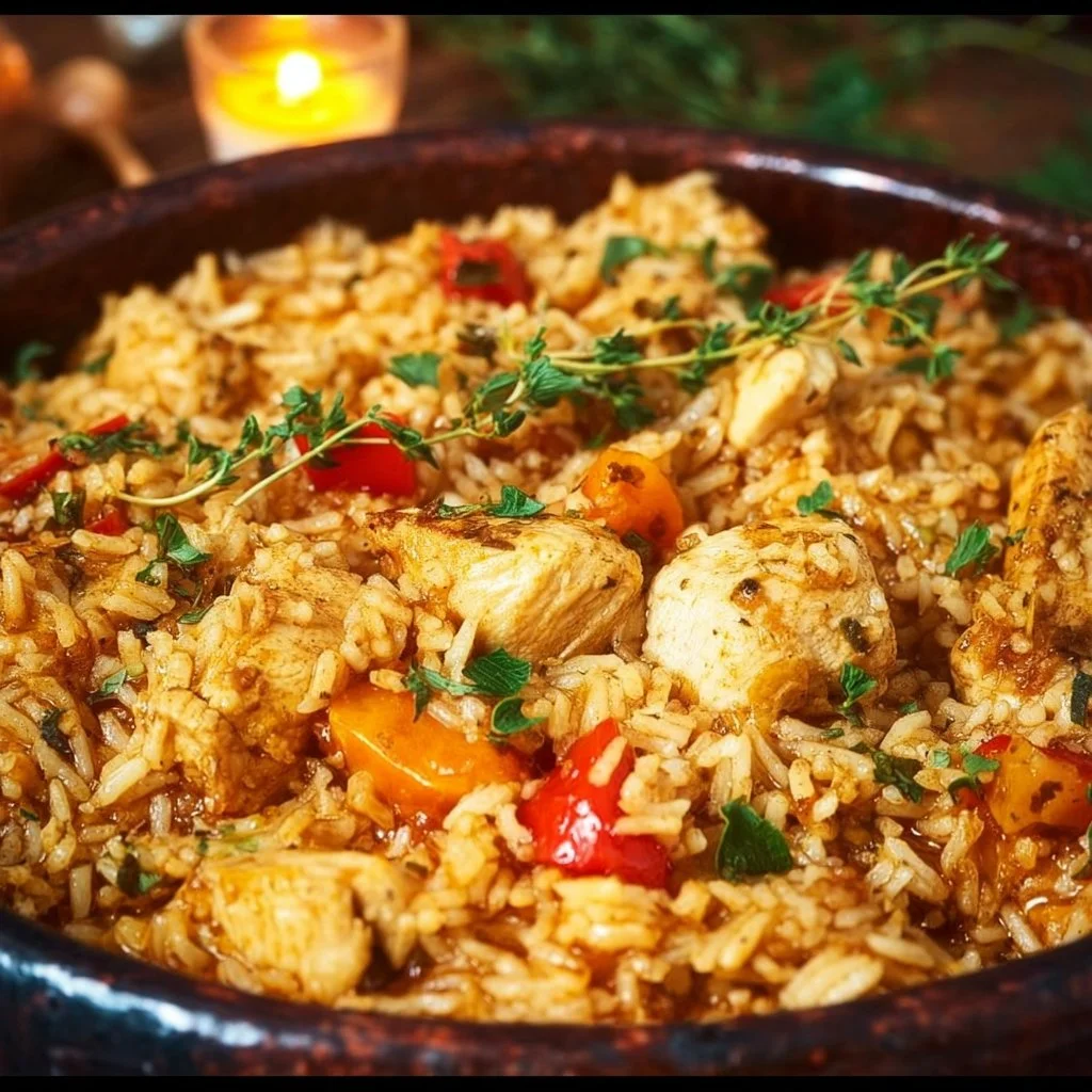Easy One Pot Chicken and Rice