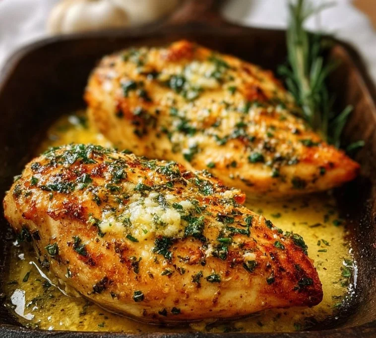 Garlic Butter Baked Chicken Breast