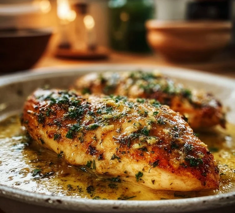 Garlic Butter Baked Chicken Breast