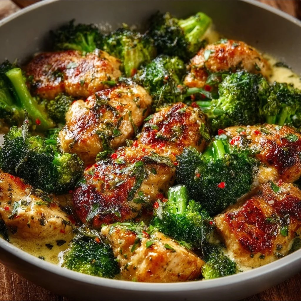 Garlic Butter Chicken Broccoli