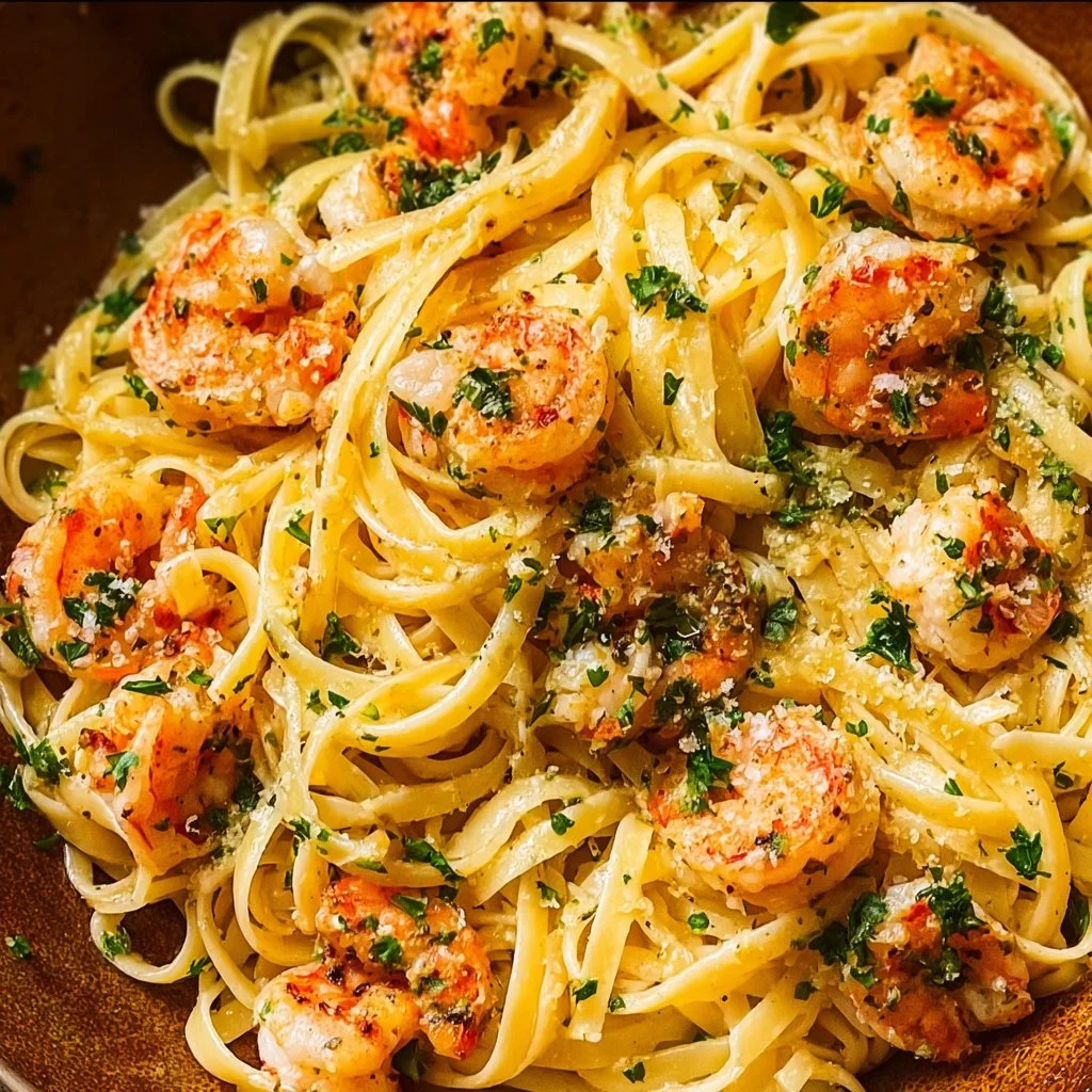 Garlic Butter Shrimp Pasta