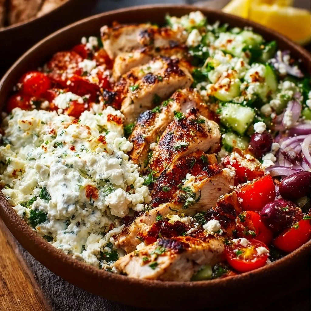 Greek Chicken Bowls