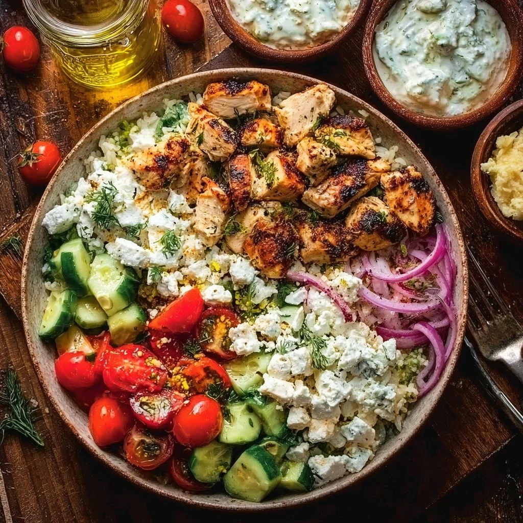 Greek Chicken Bowls