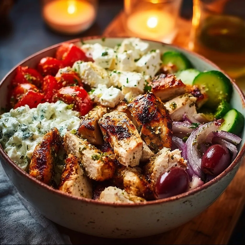 Greek Chicken Bowls