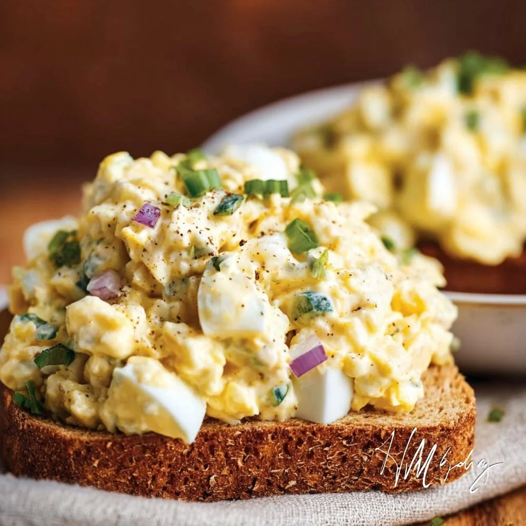 Greek Yogurt Egg Salad Sandwiches