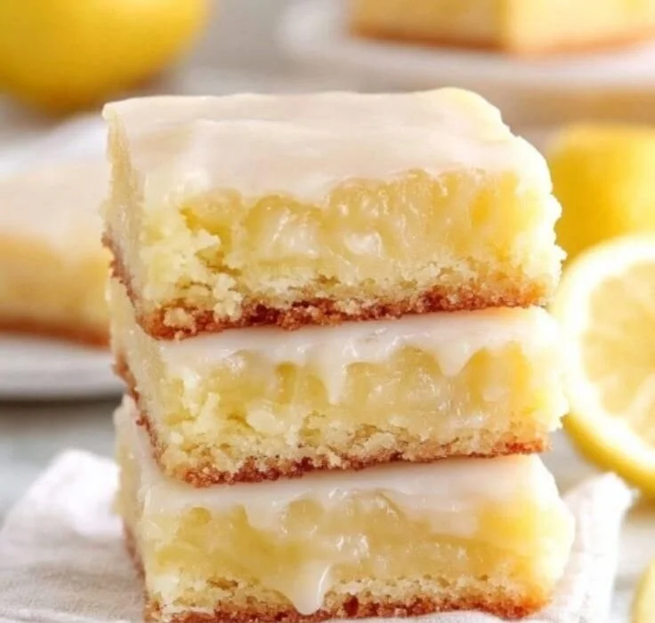 Homemade Lemon Brownies