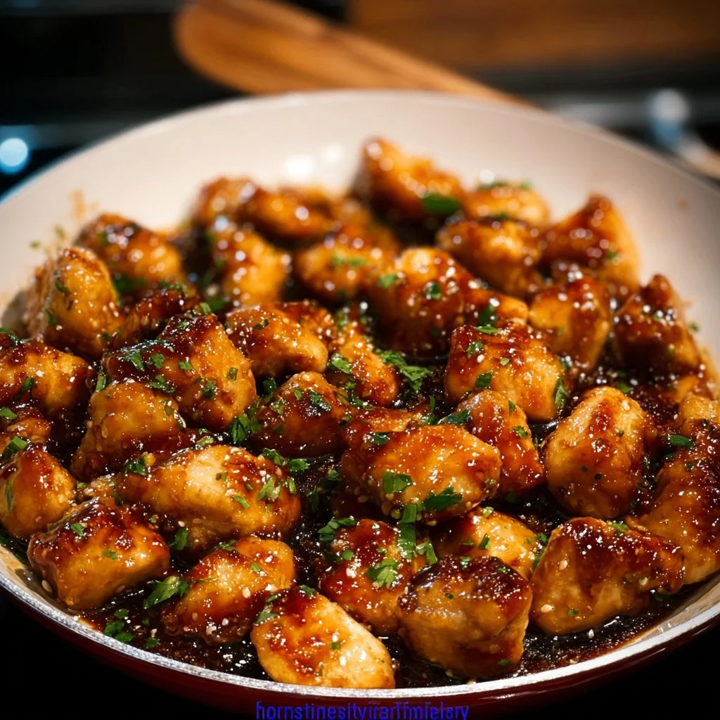 Honey Garlic Chicken Bites | Ultimate 25-Min Dinner Delight