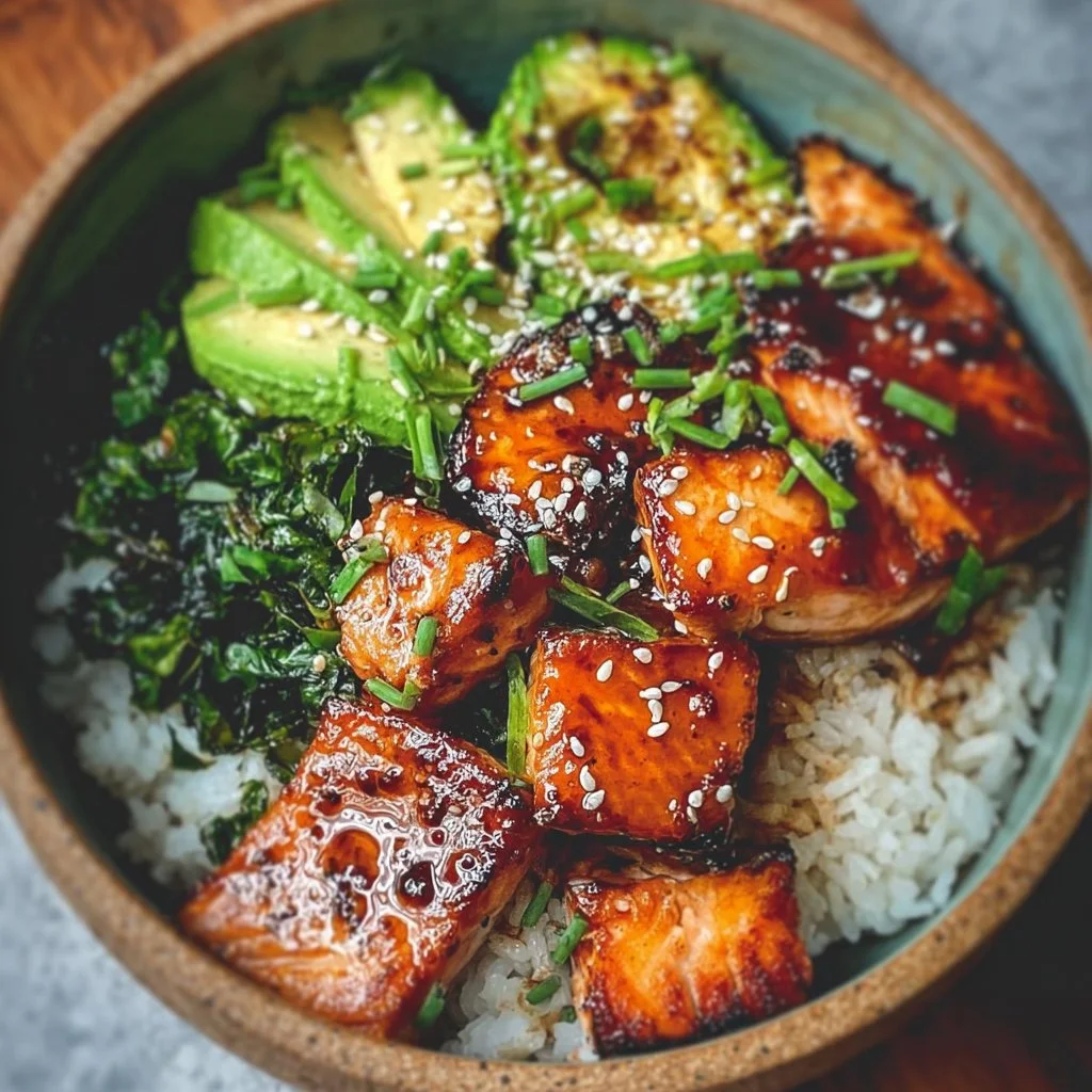 Honey Glazed Salmon Bowl: Quick, Healthy & Delicious Dinner