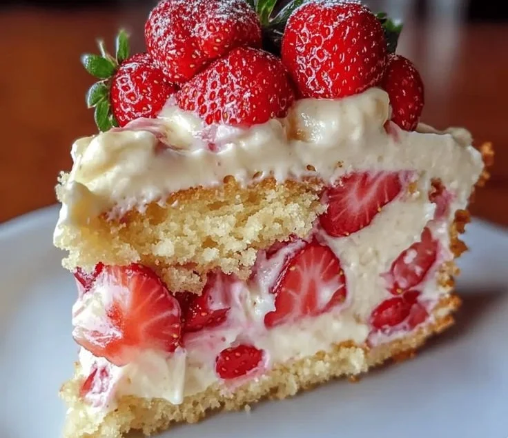 Indulge in Strawberry Custard Delight Cake: A Tasty Recipe Guide