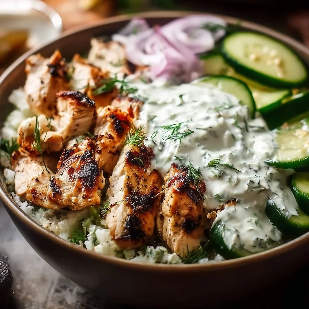 Irresistibly Flavorful Greek Chicken Tzatziki Bowls You’ll Love