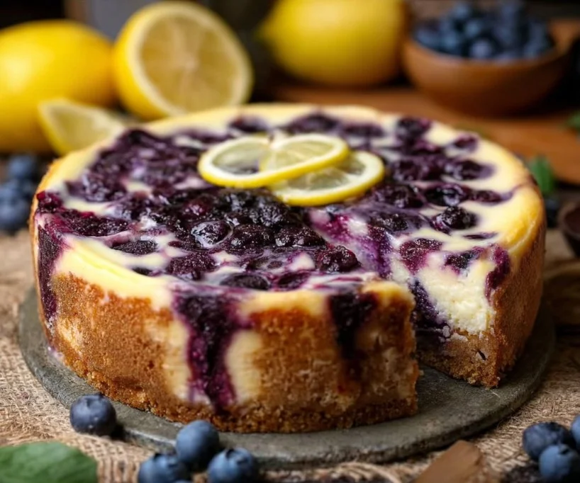Lemon Blueberry Cheesecake