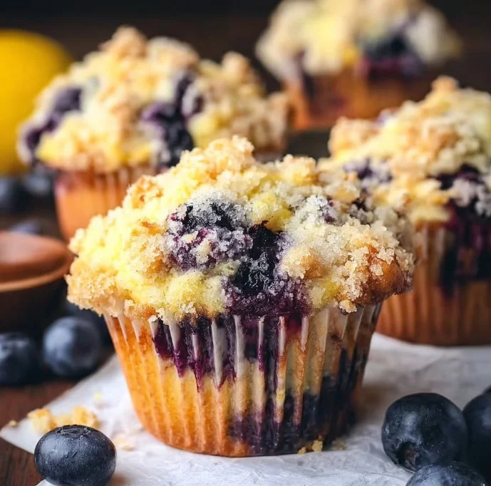 Lemon Blueberry Muffins