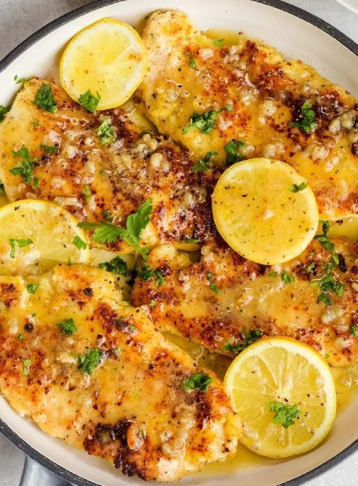 Lemon Chicken with Lemon Butter Sauce
