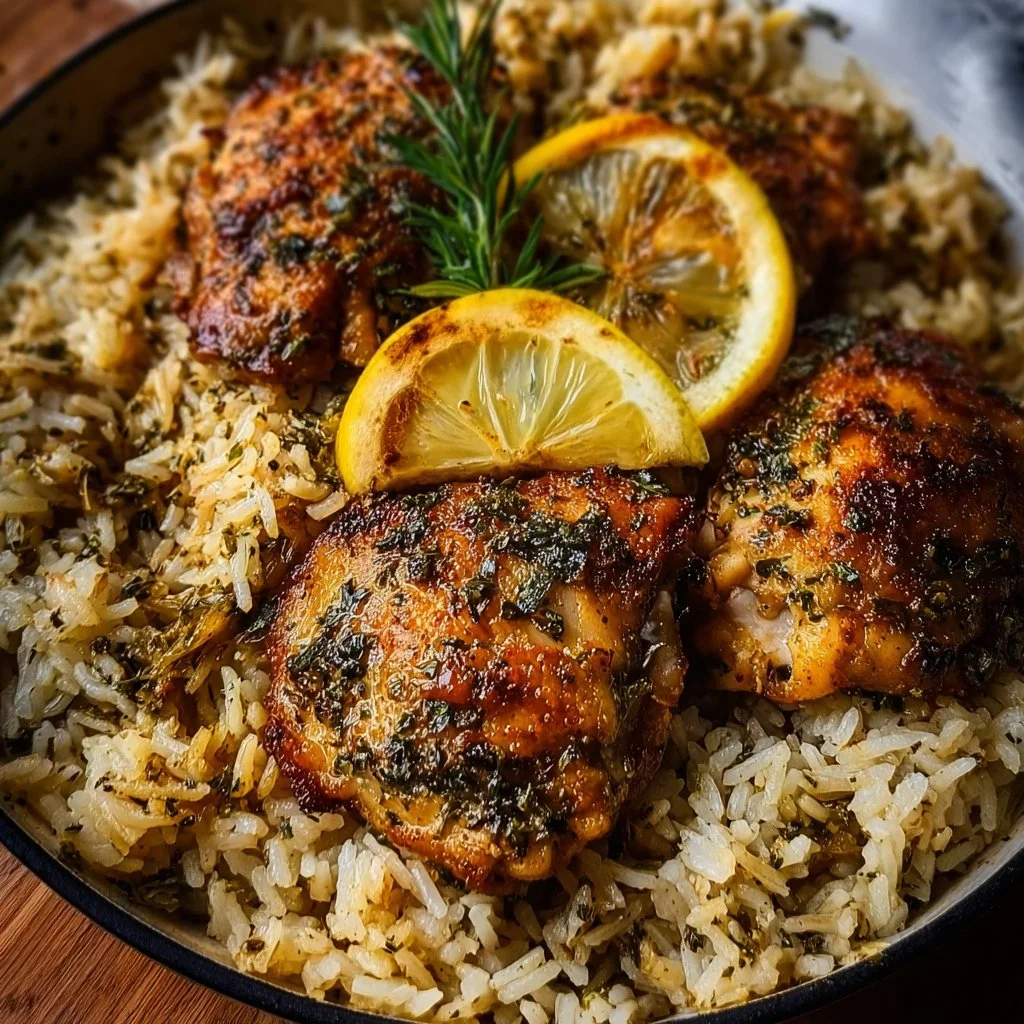 Lemon Herb Chicken and Rice – Easy and Irresistibly Cozy