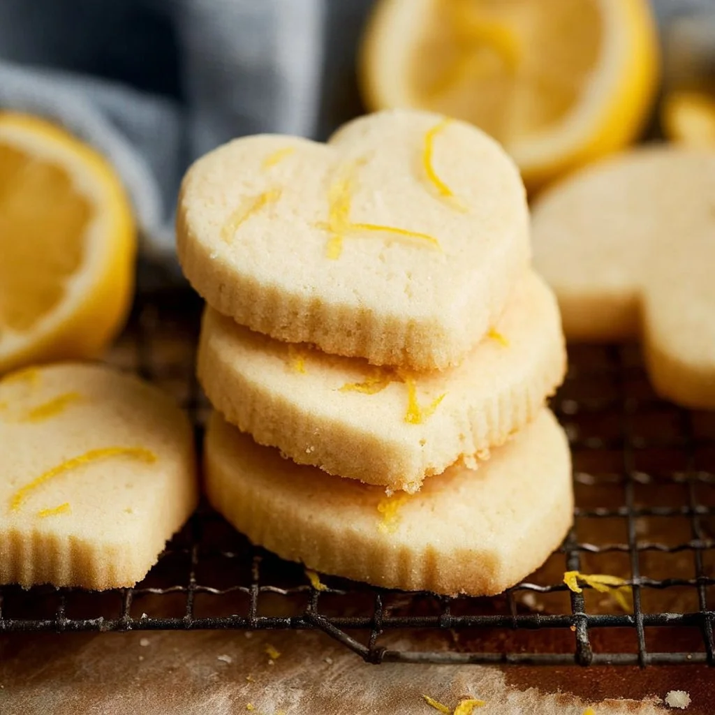 Lemon Shortbread Cookies