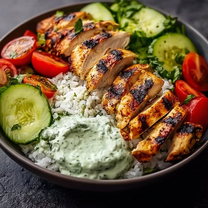 Mediterranean Chicken Bowl: Flavorful, Customizable Delight