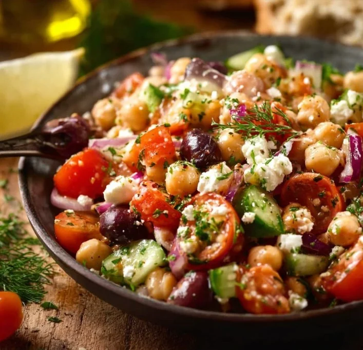 Mediterranean Chickpea Salad