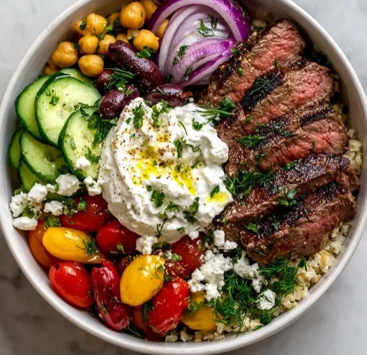 Mediterranean Steak Bowl