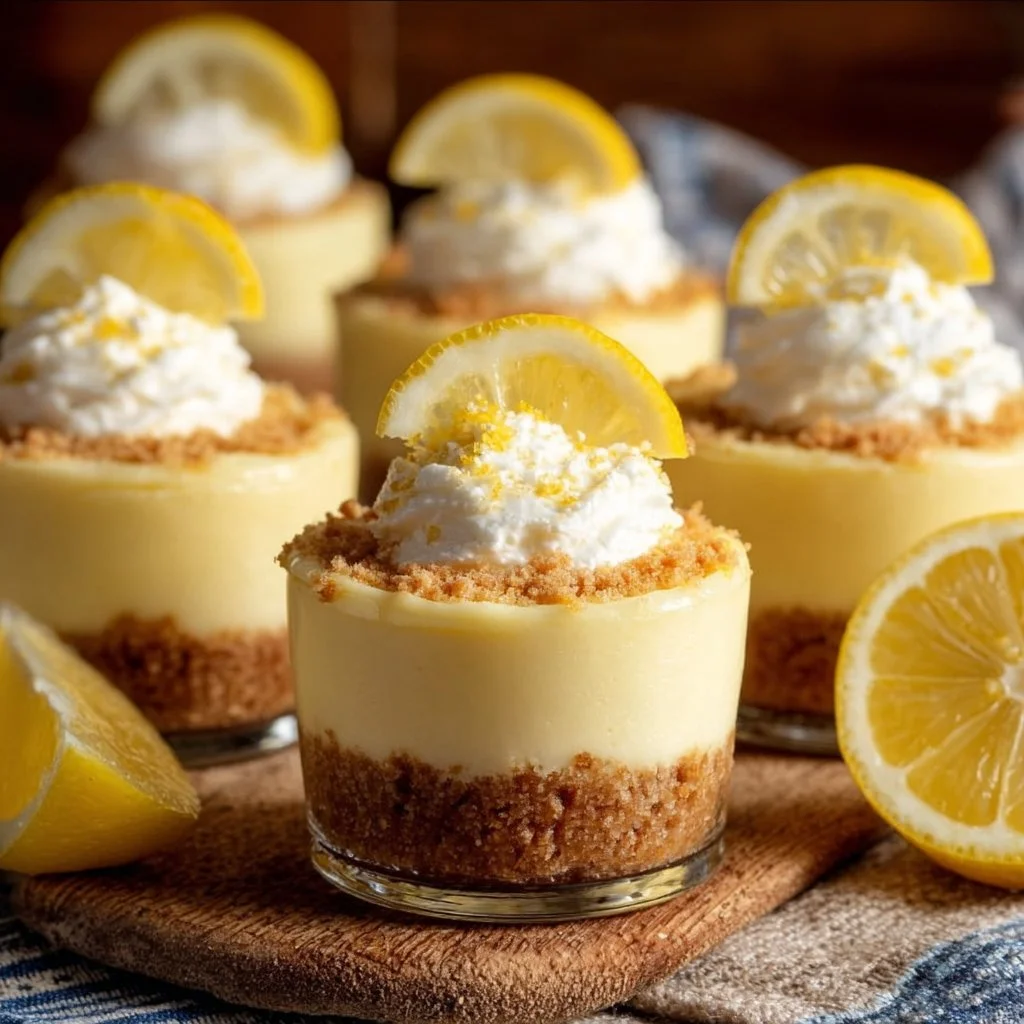 Mini Lemon Cheesecake Cups Recipe